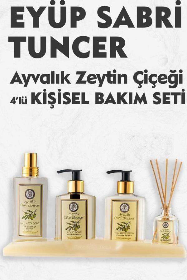 Eyüp Sabri Tuncer Ayvalık Zeytin Çiçeği 4'lü Kişisel Bakım Seti - Image 1