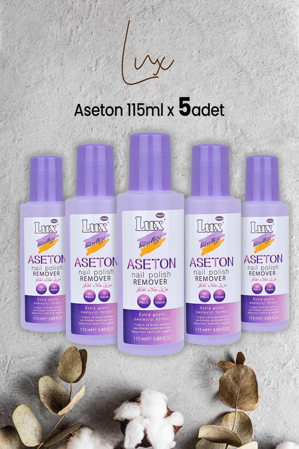 Lux Aseton 115 ml x 5 Adet - Image 1