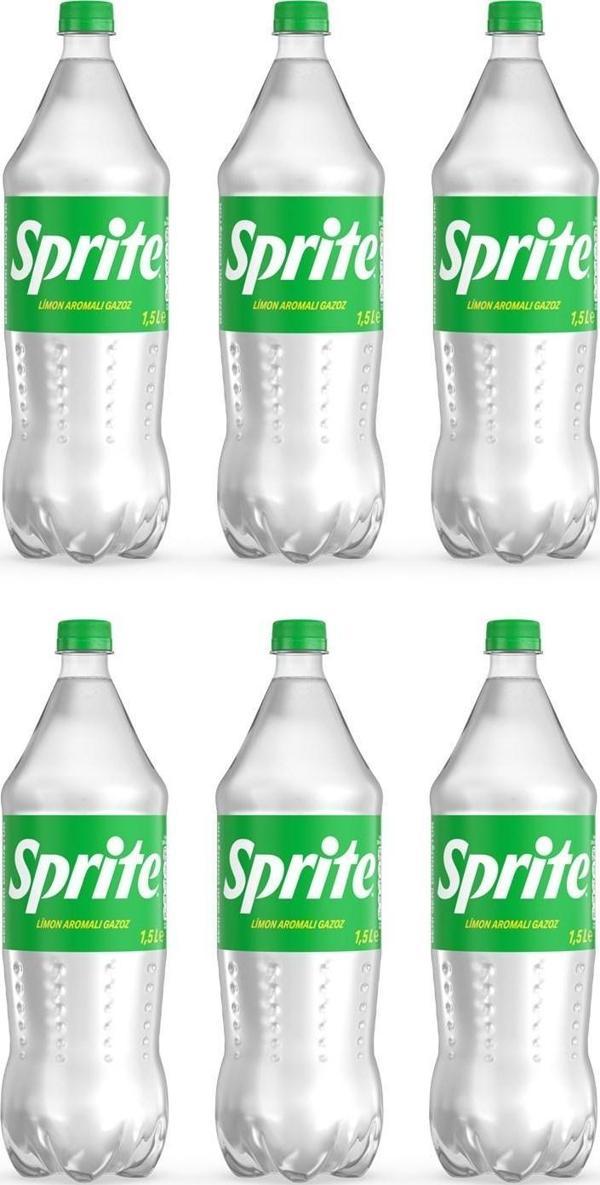 Sprite Gazoz 1500 ml x 6 Adet - Image 1