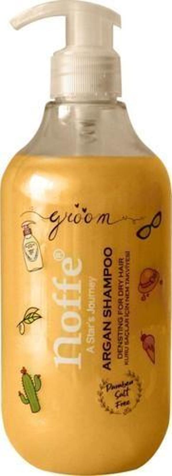 Noffe Tuzsuz Parabensiz Argan Özlü Bakım Şampuanı 500 ml - Image 1