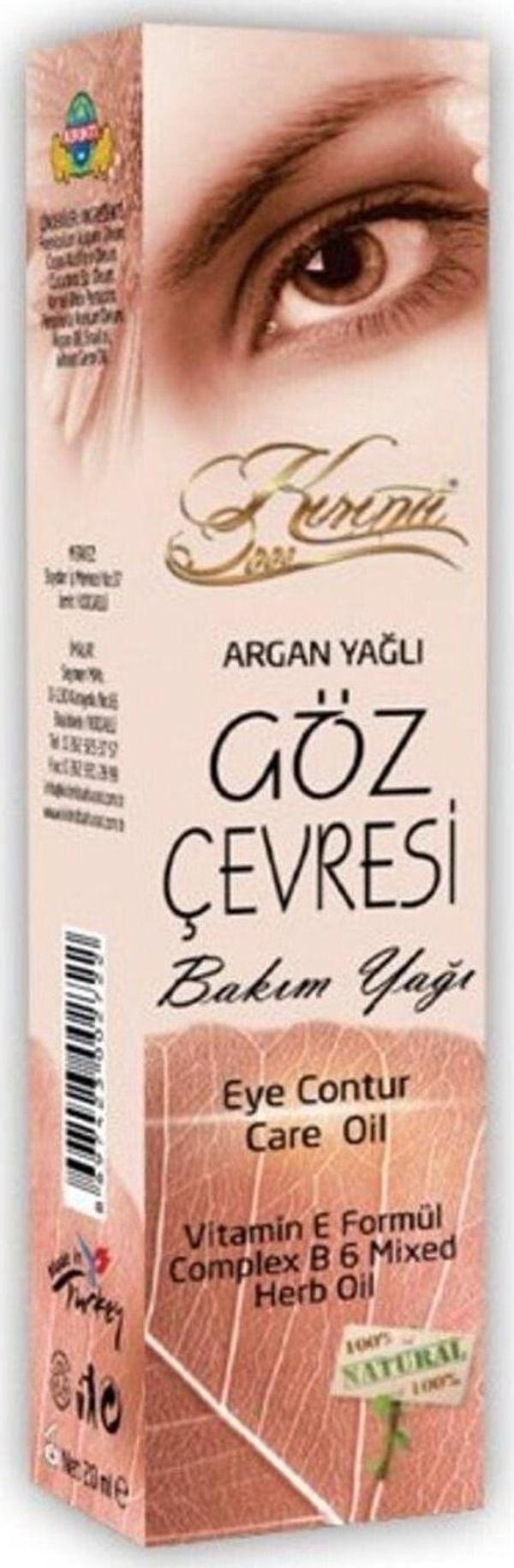 Kırıntı 2000 Argan Yağlı Göz Çevresi Bakım Yağı 20 Ml 2 Adet - Image 1
