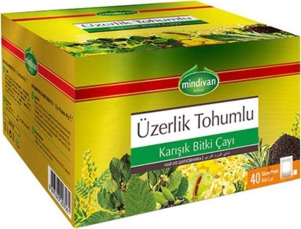 Mindivan Üzerlik Tohumlu Karışık Bitki Çayı 40'Lı Poşet Çay - Image 1