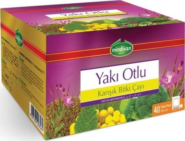 Mindivan Yakı Otlu Çay 40'Lı Süzen Poşet - Image 1