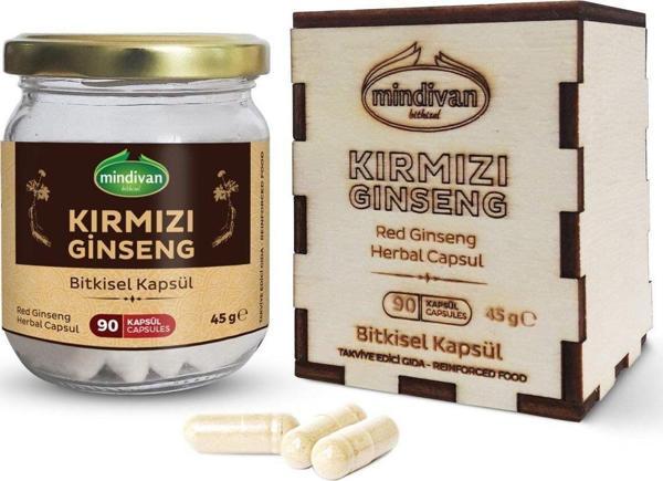 Mindivan Kırmızı Ginseng 90 Kapsül - Image 1