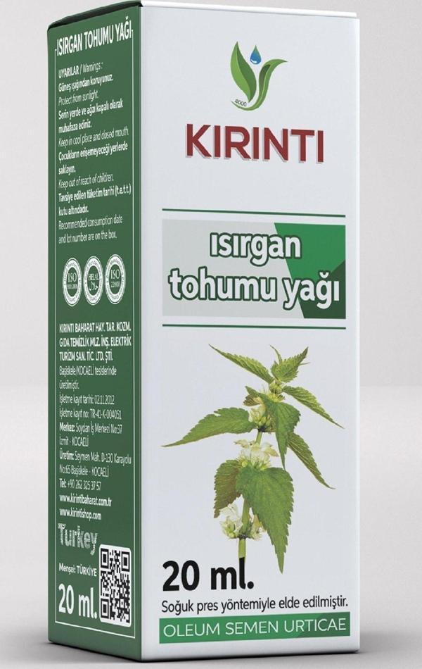 Kırıntı 2000 Isırgan Tohumu Yağı 20 Ml - Image 1