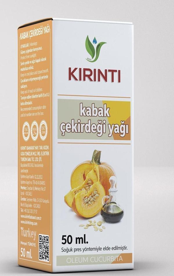 Kırıntı 2000 Kabak Çekirdeği Yağı 50 Ml - Image 1