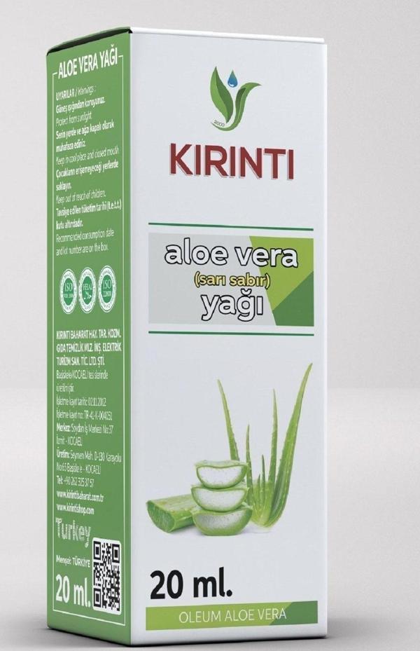 Kırıntı 2000 Aloe Vera (Sarı Sabır) Yağı 20 Ml - Image 1