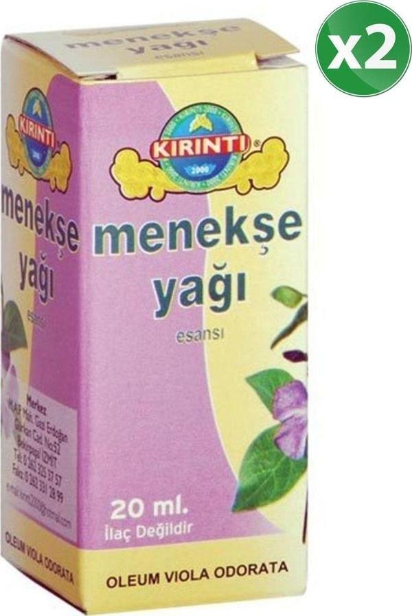 Kırıntı 2000 Menekşe Yağı 20 Cc 2 Adet - Image 1