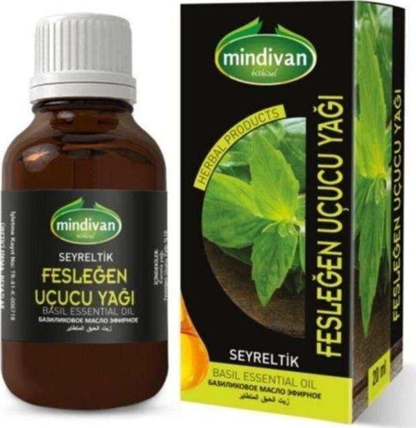 Mindivan 2 Adet Fesleğen Uçucu Yağı 20 Cc - Image 1