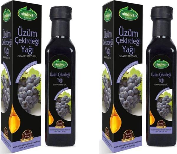 Mindivan 2 Adet Üzüm Çekirdeği Yağı Sabit 250 Cc - Image 1