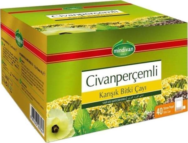 Mindivan Civan Perçemli Karışık Bitki Çayı 40'Lı Poşet Çay - Image 1