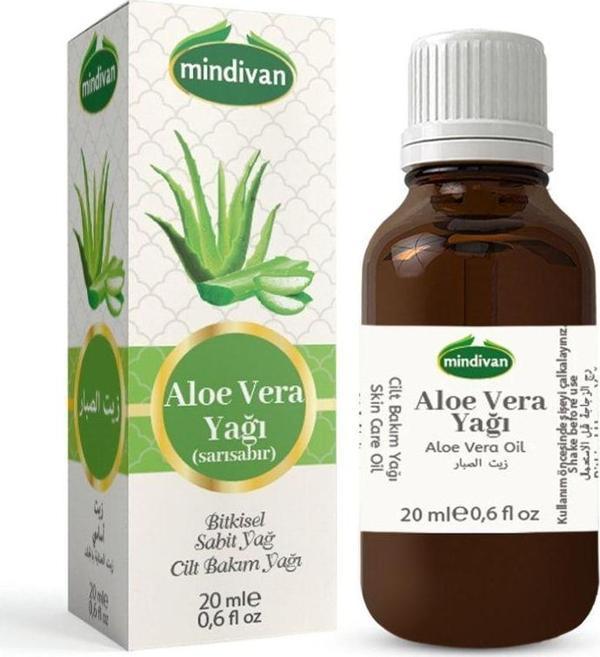 Mindivan Aloe Vera Sarısabır Yağı 20 Ml - Image 1