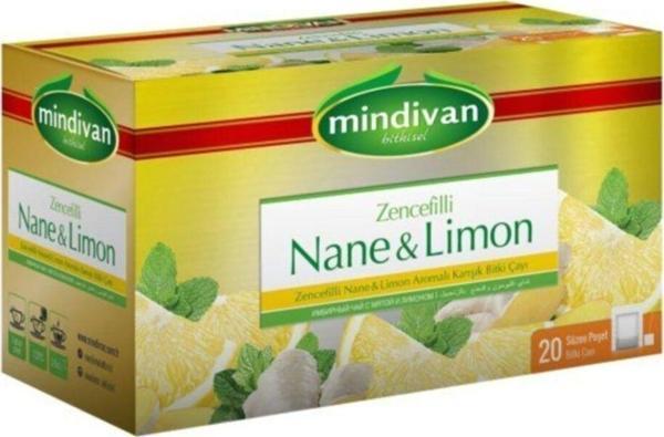 Mindivan Nane Limon Çayı 20'Li Poşet Çay (2 Adet) - Image 1