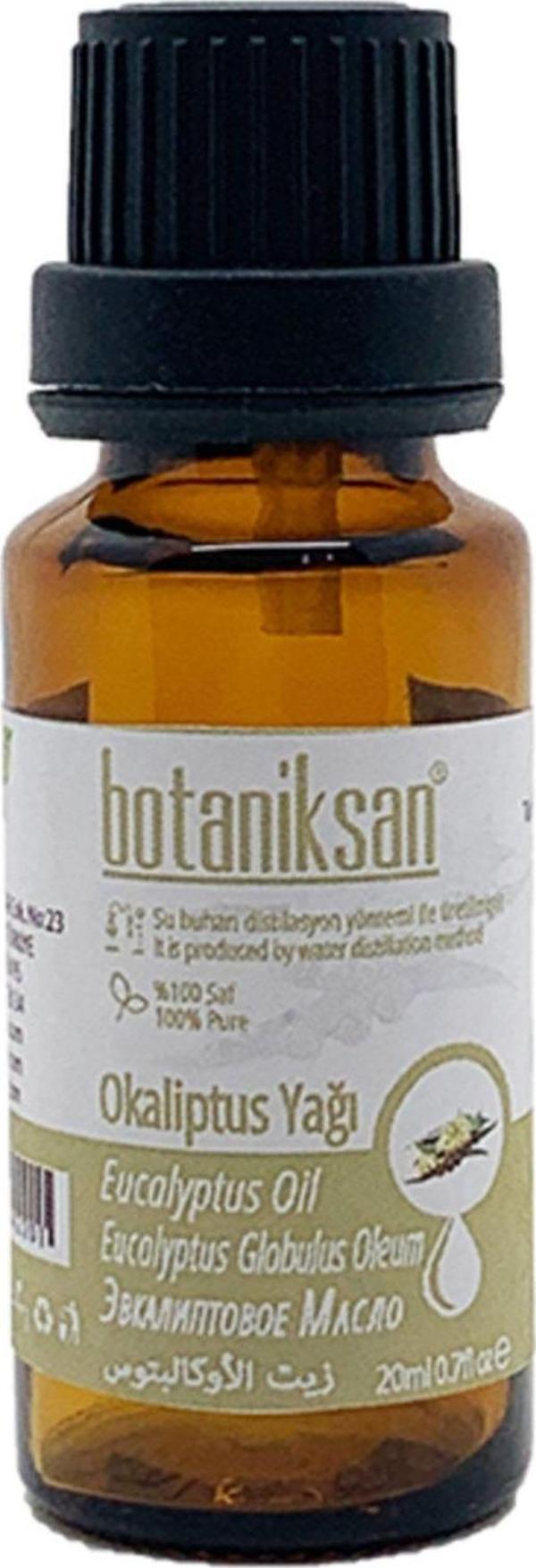 Botaniksan Taze Sıkım Sertifikalı %100 Saf Doğal Ve Katkısız Okaliptüs Yağı 20Ml - Image 1