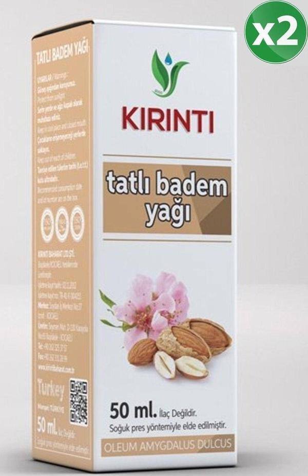 Kırıntı 2000 Tatlı Badem Yağı 50 Cc (2 Adet) - Image 1