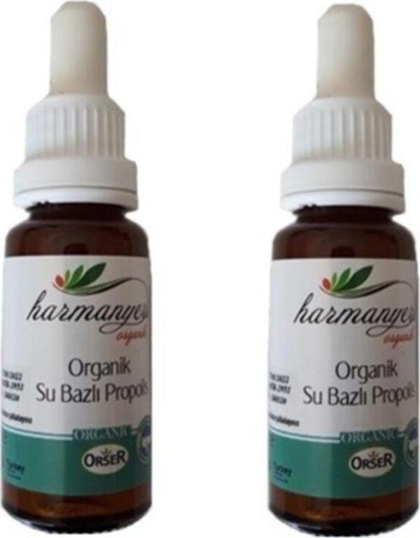 Harmanyeri Organik Su Bazlı Propolis 20 Ml*2 Adet - Image 1