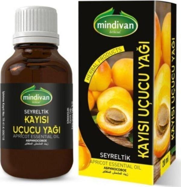 Mindivan Kayısı Uçucu Yağı 20 Cc 2 Adet - Image 1