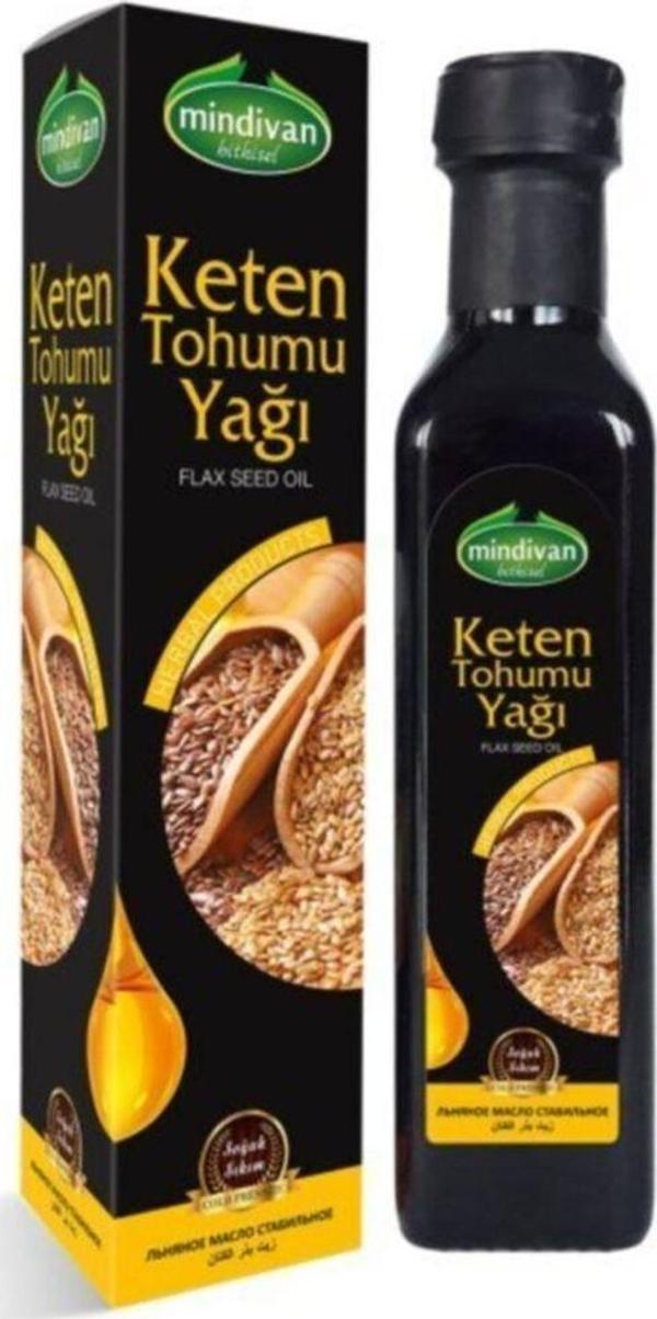 Mindivan Keten Tohumu Yağı Sabit 250 Cc(2 Adet) - Image 1