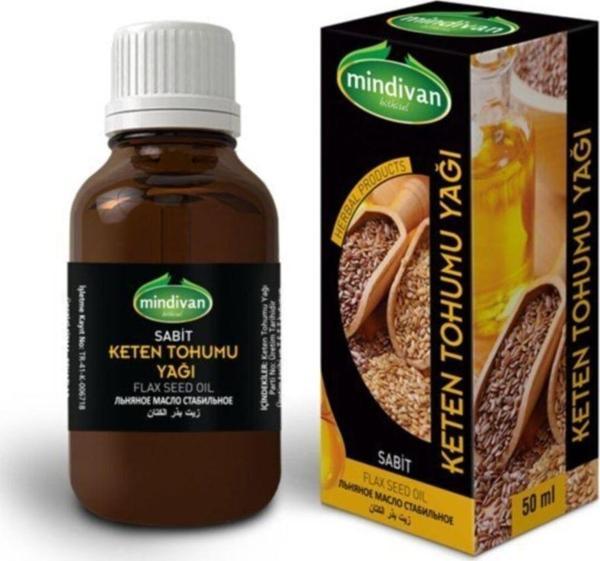Mindivan Keten Tohumu Yağı Sabit 50 Cc(2 Adet) - Image 1