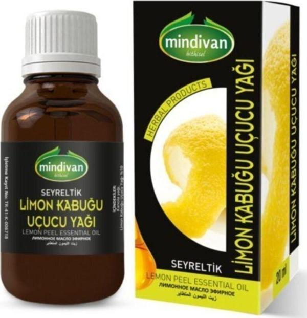 Mindivan Limon Kabuğu Uçucu Yağı 20 Cc 2 Adet - Image 1