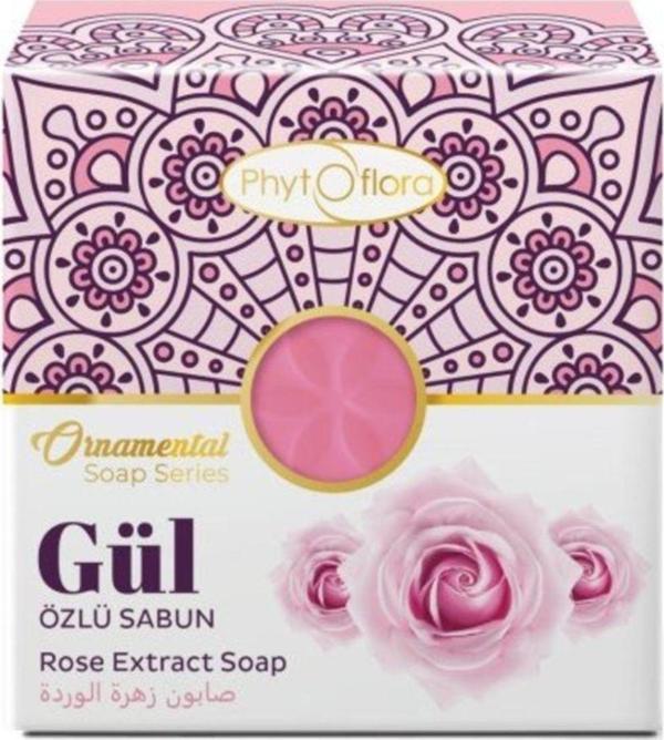 Mindivan Gül Özlü Sabun Ornamental 125 G - Image 1
