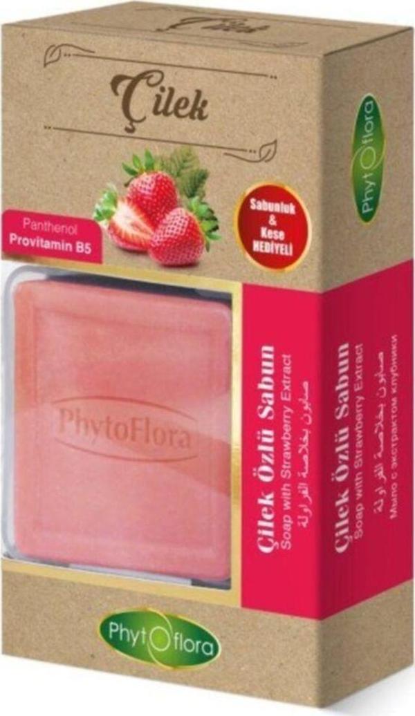 Phytoflora Çilek Özlü Sabun 125 Gr 2 Adet - Image 1