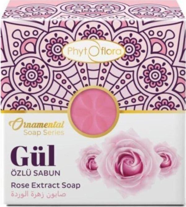 Phytoflora Gül Özlü Sabun Ornamental 125 G (2 Adet) - Image 1