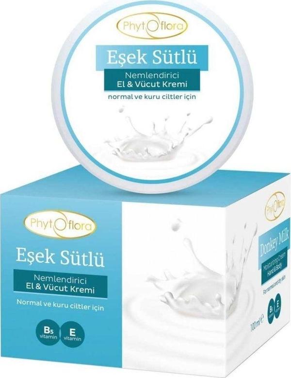 Phytoflora Eşek Sütlü Nemlendirici El Ve Yüz Kremi 100Ml - Image 1