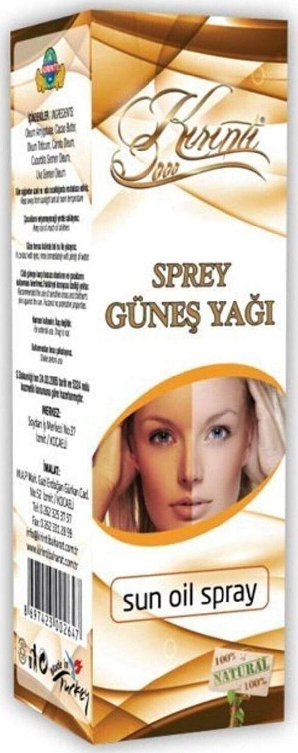 Kırıntı 2000 Sprey Güneş Yağı 125 Ml - Image 1