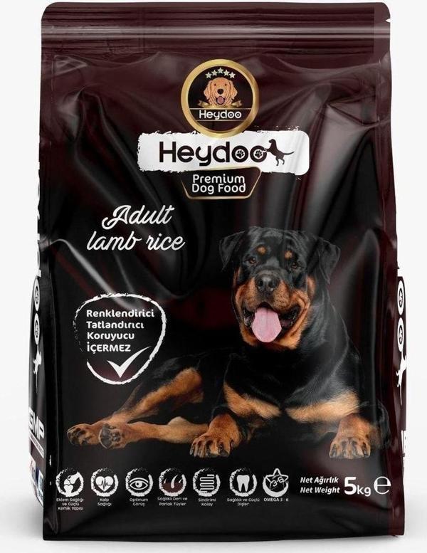 Kuzu Etli Yetişkin Köpek Maması 5 Kg heydoo-Yeni - Image 1
