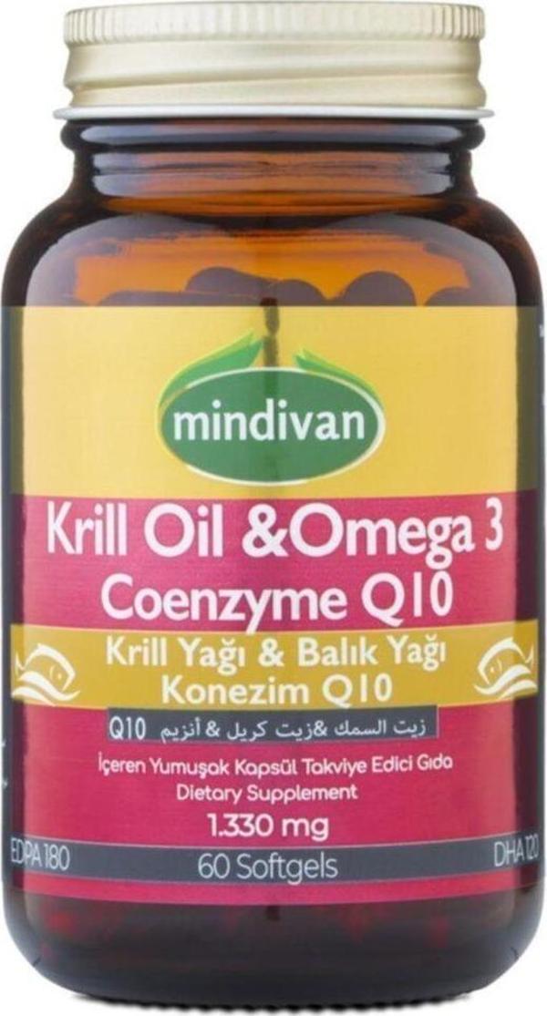Mindivan Krilloil&Omega 3 &Coenzyme Q10 - Image 1