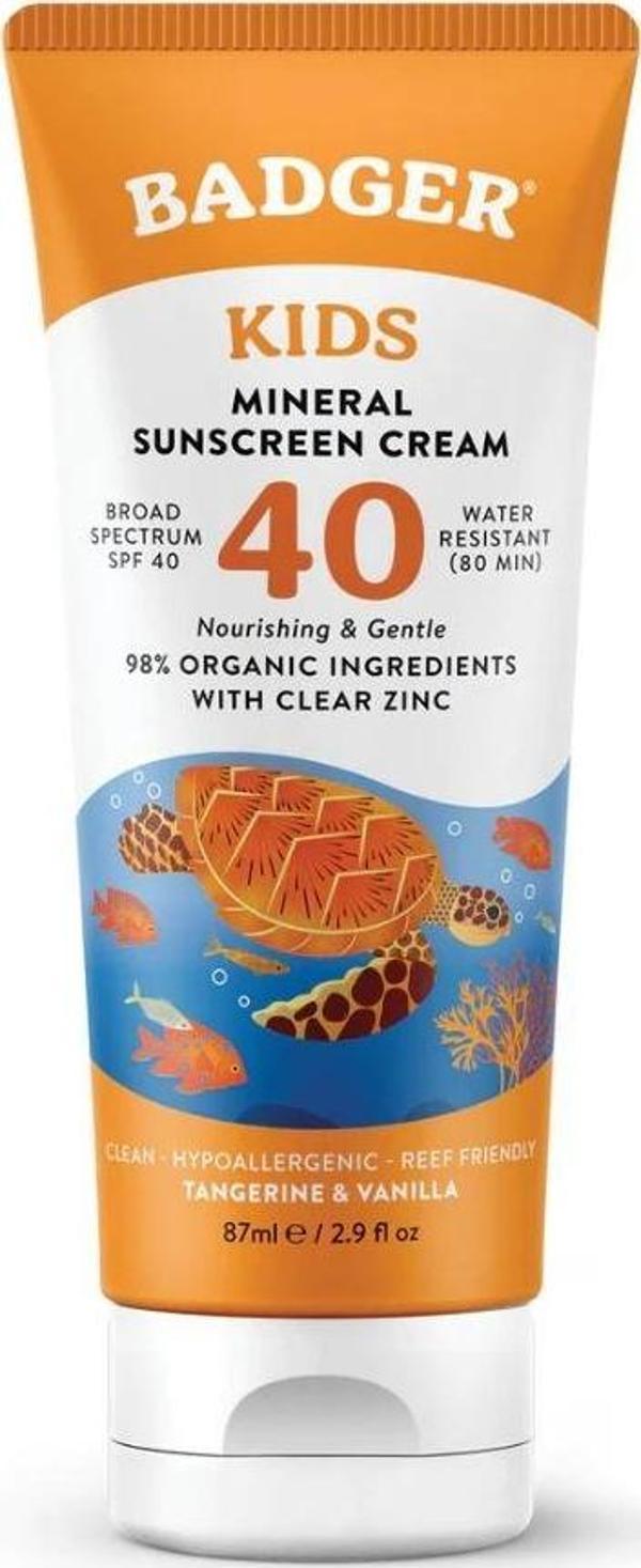 Badger Clear Zinc Çocuk Güneş Kremi Spf 40 87 ml - Image 1