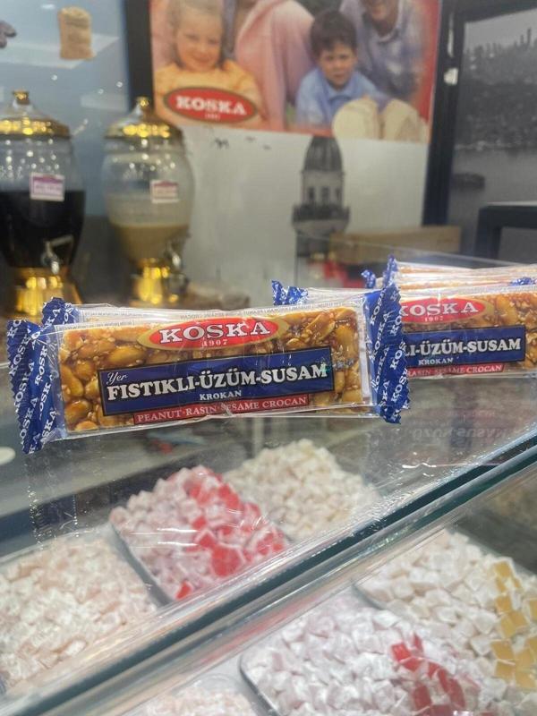 Koska Fıstıklı Üzümlü Susam Krokan 40 G 8 Adet - Image 1