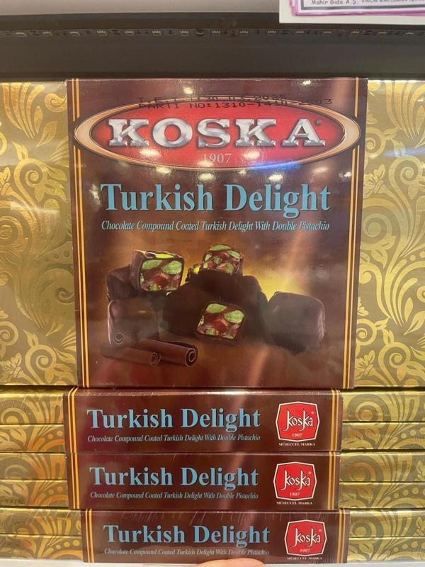Koska Çikolatalı Duble Fıstıklı Lokum 250 Gr Koli 12 Adet - Image 1