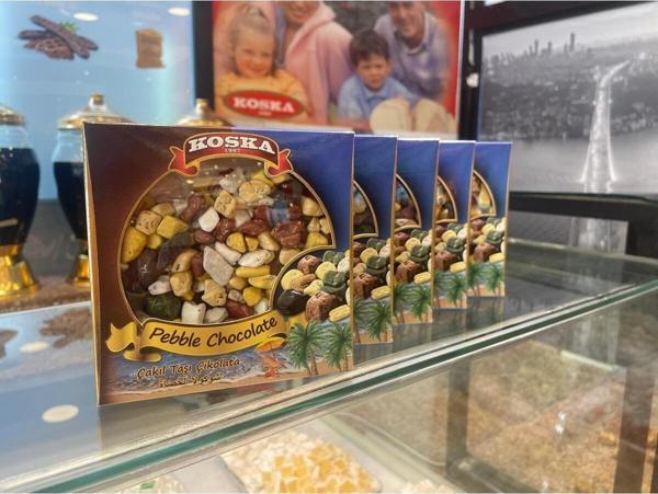 Koska Çakıl Taşı Çikota 220 Gr Koli (24 Adet) - Image 1