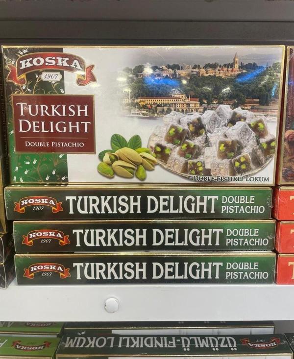 Koska Duble Fıstıklı Lokum 400 Gr Koli 12 Adet - Image 1