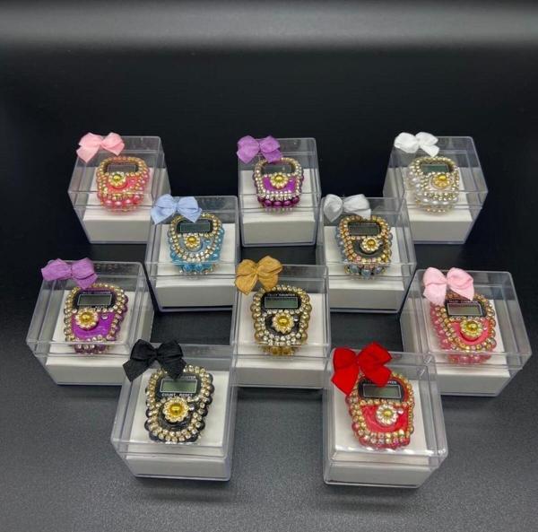 Elçi Hediyelik Hediyelik Kutusunda Taşlı Zikirmatik 30 Adet - Image 1