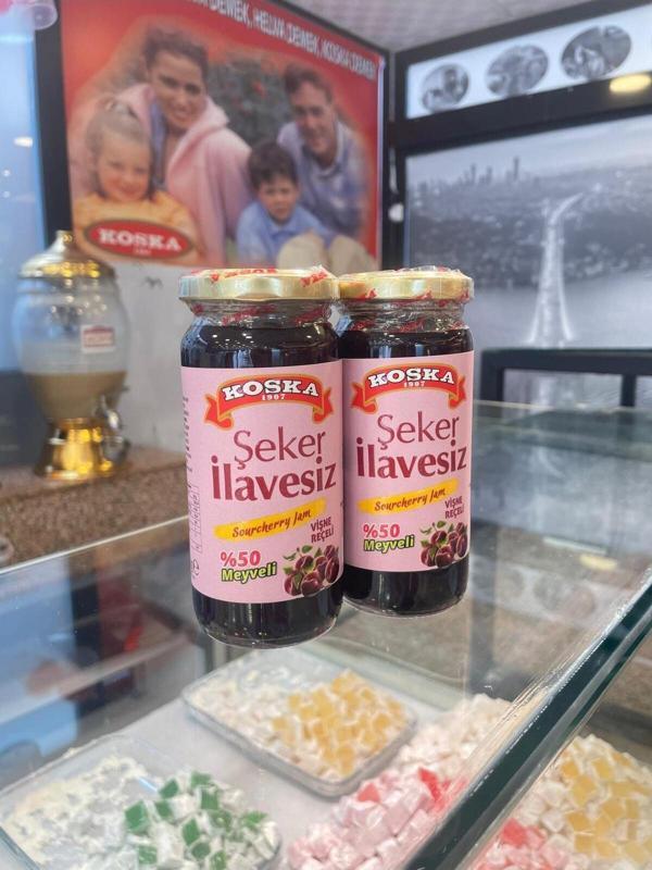 Koska Şeker İlavesiz Vişne Reçeli 270 Gr Koli 12 Adet - Image 1