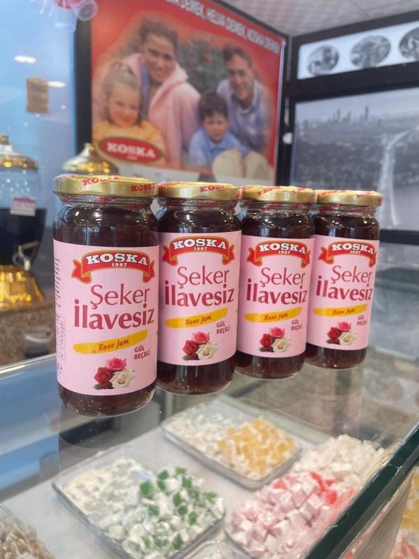 Koska Şeker İlavesiz Gül Reçeli 270 Gr Koli 12 Adet - Image 1