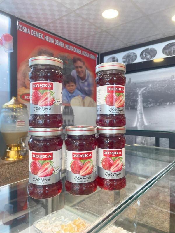 Koska Çilek Reçeli 380 Gr Koli 12 Adet - Image 1