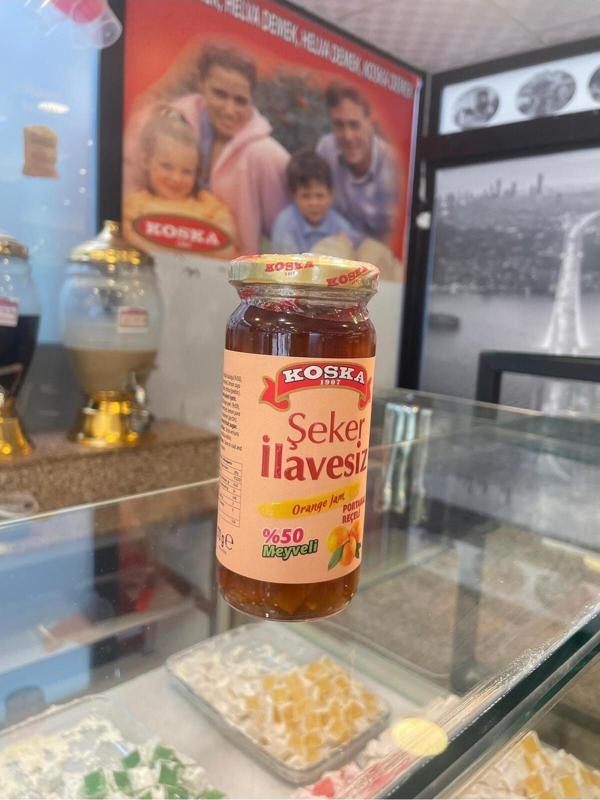 Koska Şeker İlavesiz Portakal Reçeli 270 Gr Koli 12 Adet - Image 1