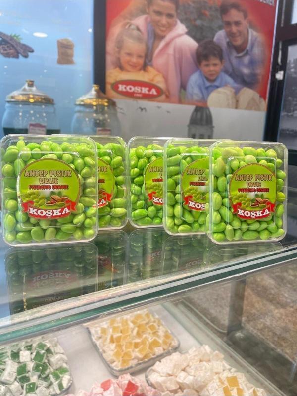 Koska Miniş Yeşil Antep Fıstık Draje 110 Gr Koli (24Adet ) - Image 1