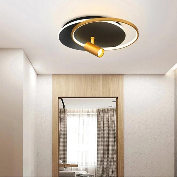 Flush Tekli Spot Yuvarlak Armatür Siyah - Image 1