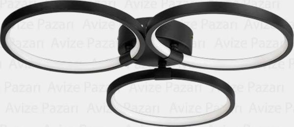 Konda 3lü Led Avize, Salon Avize, Oturma Odası Avize - Image 1