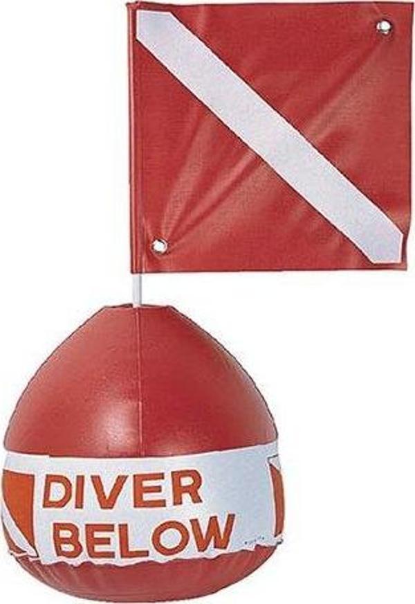 KRAKEN Şamandıra Dalış, Yuvarlak, Bayraklı, PVC - Image 1