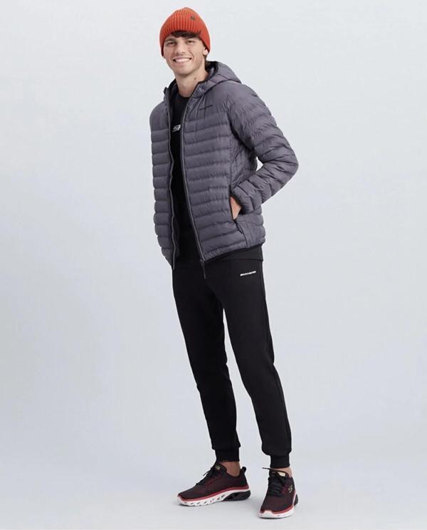 Skechers S202063-040 M Essential Hooded Erkek Mont - Image 1