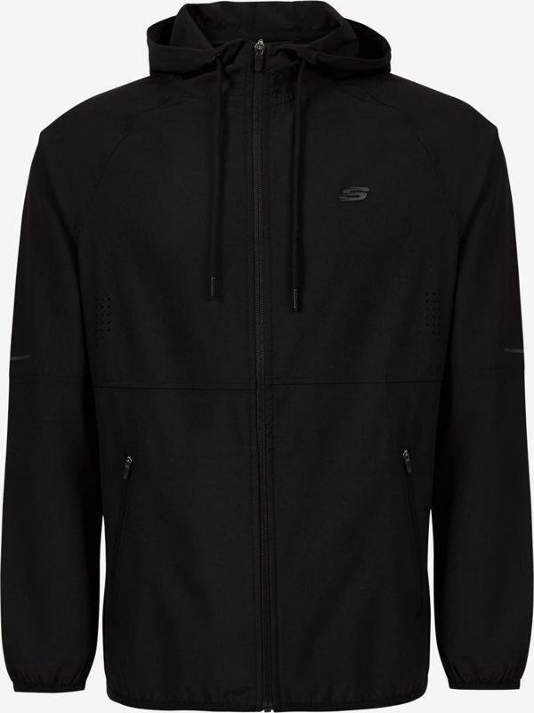 Skechers S202168-001 Micro Collection M Mesh Detailed Zip Jacket Erkek Spor Ceket - Image 1