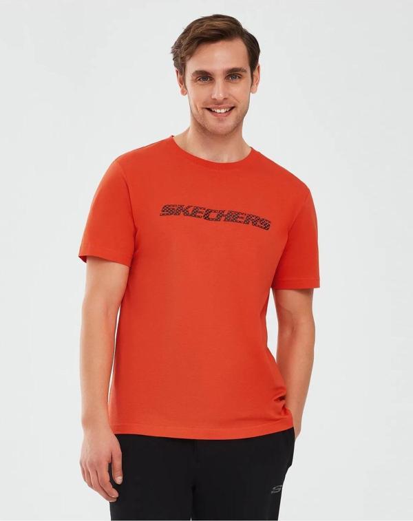 Skechers S212960-700 Graphic M Sleeve Erkek Spor Tişört - Image 1