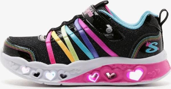 Skechers 303252L BKMT Flutter Heart Lights - Rainbow Bestie Çocuk Günlük Spor Ayakkabı - Image 1