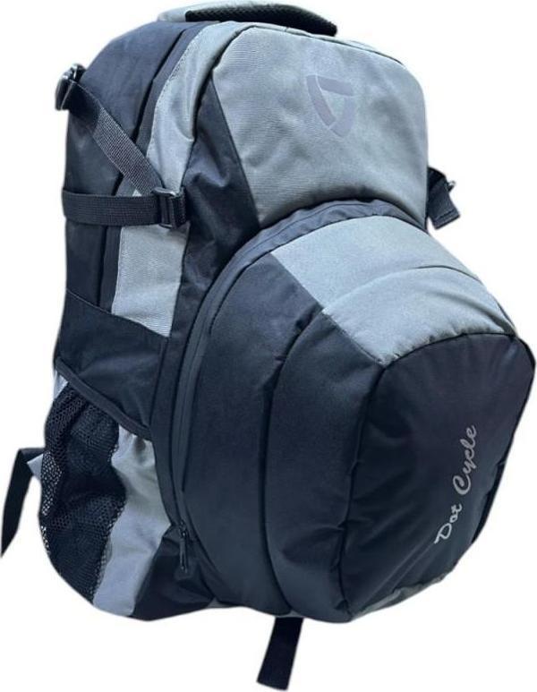 Motospartan Motosiklet Sırt Çantası Dc Siyah Gri - Image 1